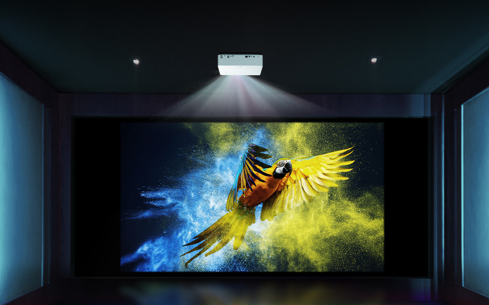 Короткофокусный проектор CineBeam модель HU70LA от LG - STEREO